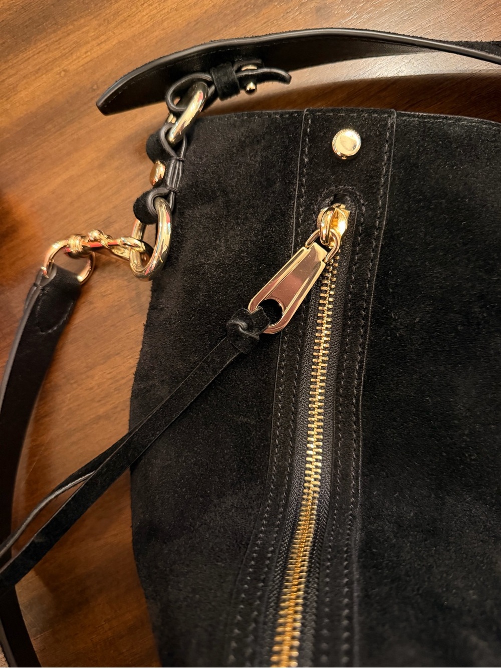Rebecca Minkoff M.A.B Hobo Suede Purse - Picture 6 of 9